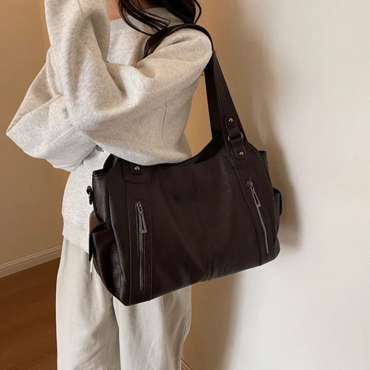 Bianca - Women Classic Multi-Compartment Shoulder Bag
