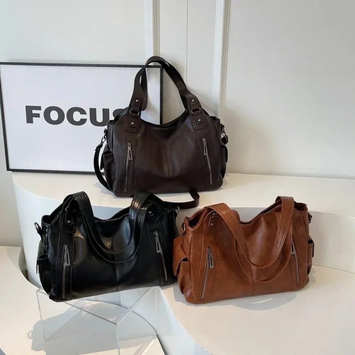 Bianca - Women Classic Multi-Compartment Shoulder Bag