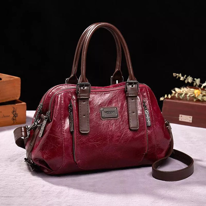 Fatima - Women’s Stylish Leather Handbag with Smart Compartments & Everyday Elegance