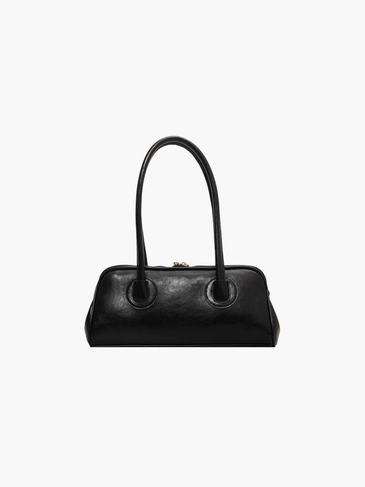 Lila - Faux Leather Shoulder Bag with Vintage Charm