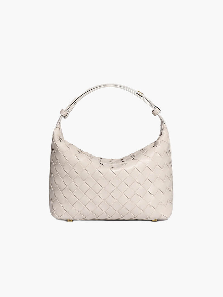 Fenella - Mini Woven Faux Leather Bag
