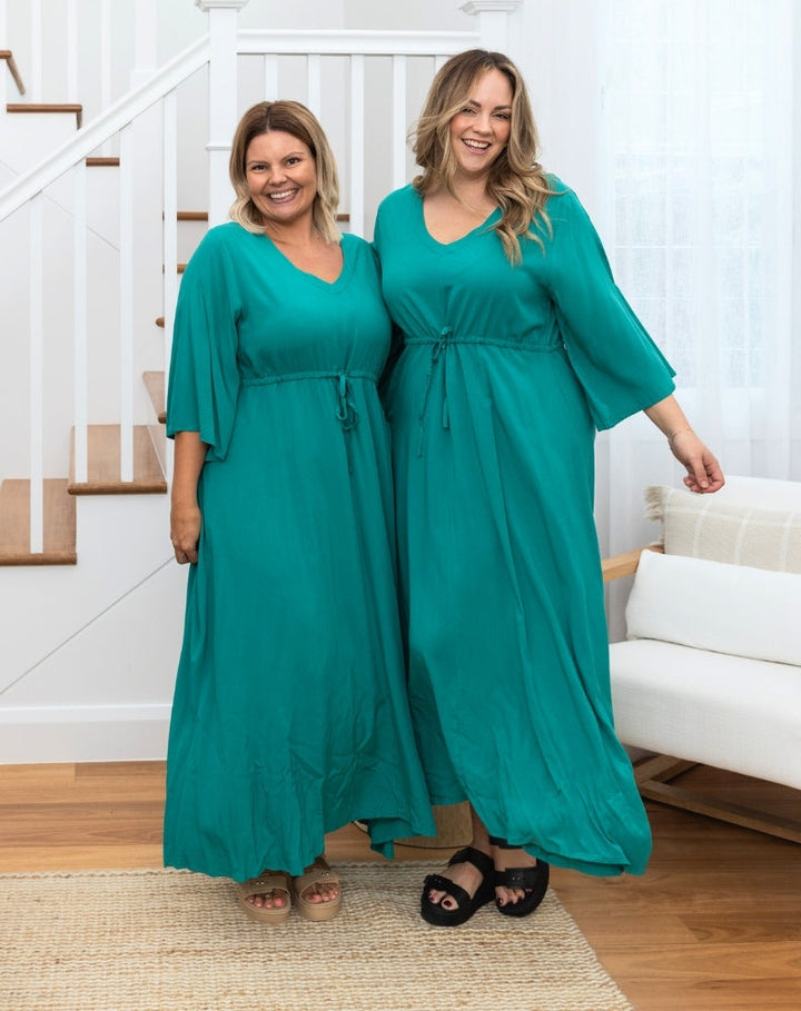 Zoe Dress - Emerald