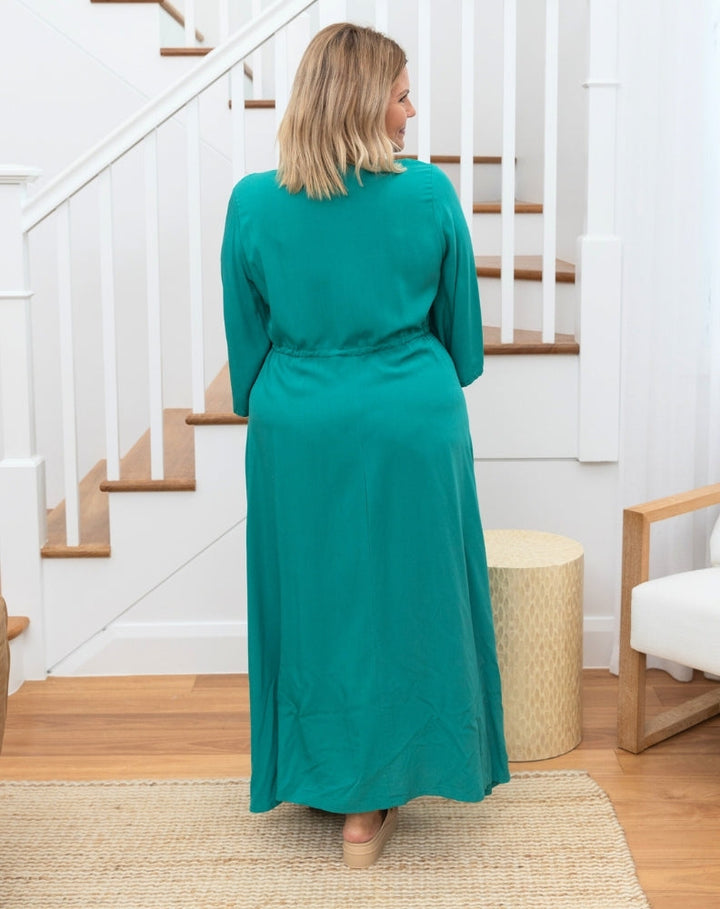 Zoe Dress - Emerald