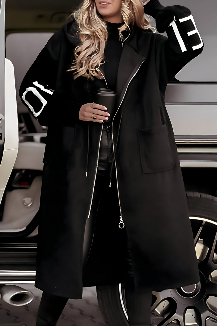 Amelia | Elegant Hooded Coatigan