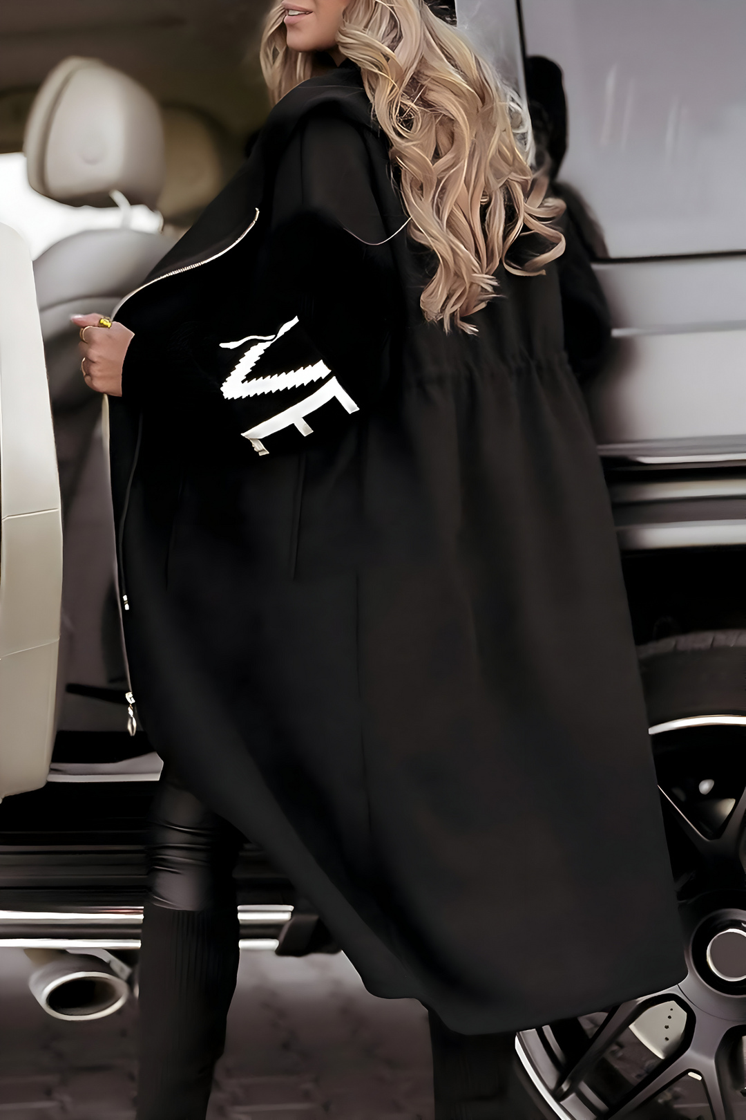 Amelia | Elegant Hooded Coatigan