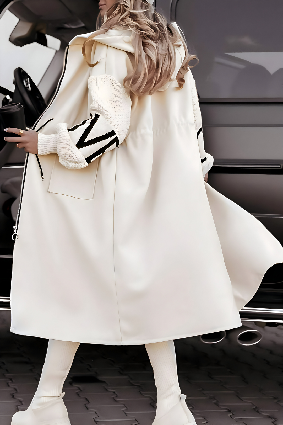 Amelia | Elegant Hooded Coatigan